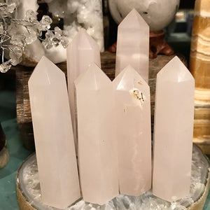 Pink Mangano Calcite Tower