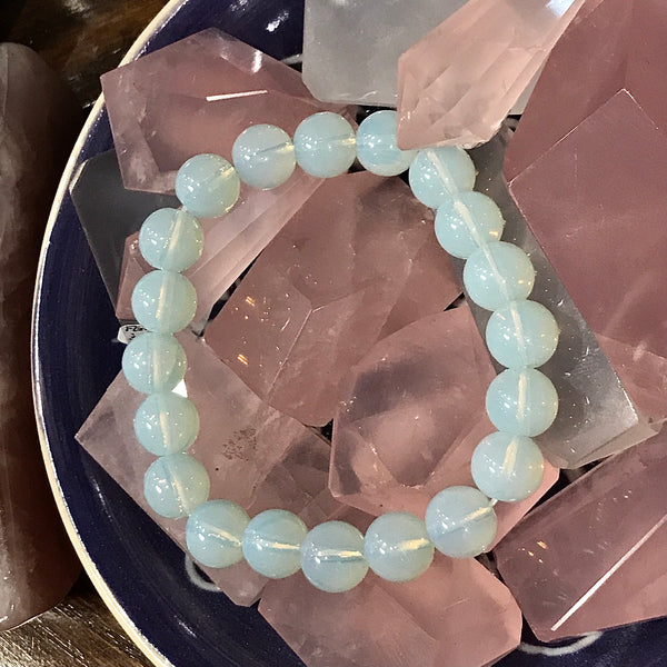 Opalite 8mm Stretch Stackable Bracelet