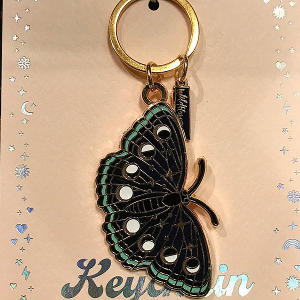 Night Butterfly Keychain