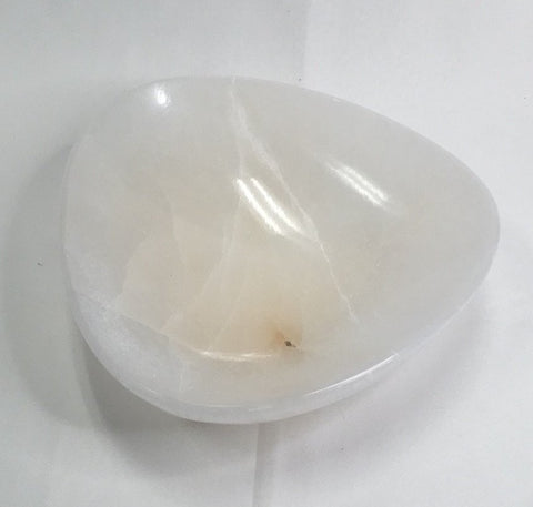 Selenite Bowl 8” Abstract