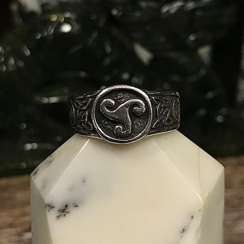 Triskelle Pewter Men’s Style Ring