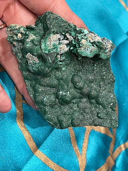 Botryoidal Malachite Specimen from Congo