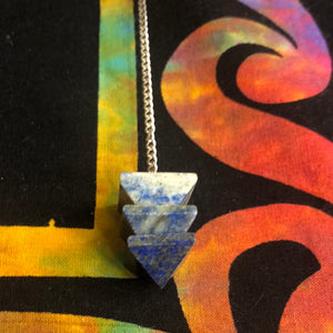 Lapis Lazuli Pyramid Pendulum