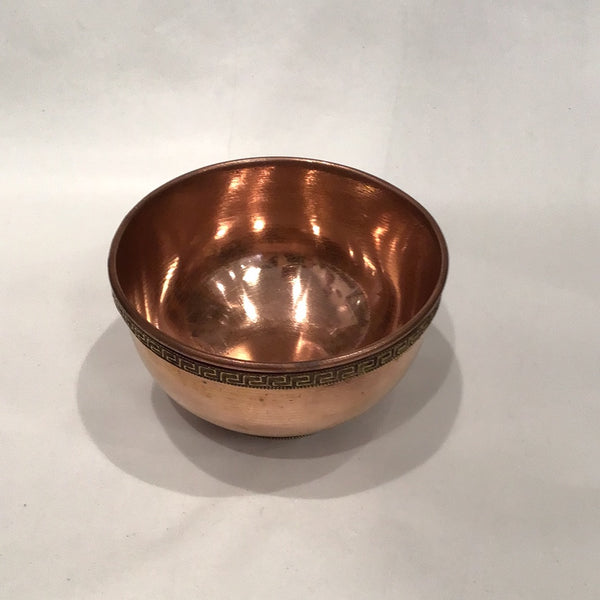 Plain Copper Offering Bowl