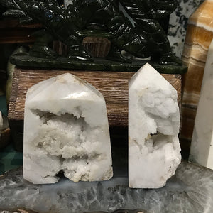 Moroccan Quartz Geode Tower