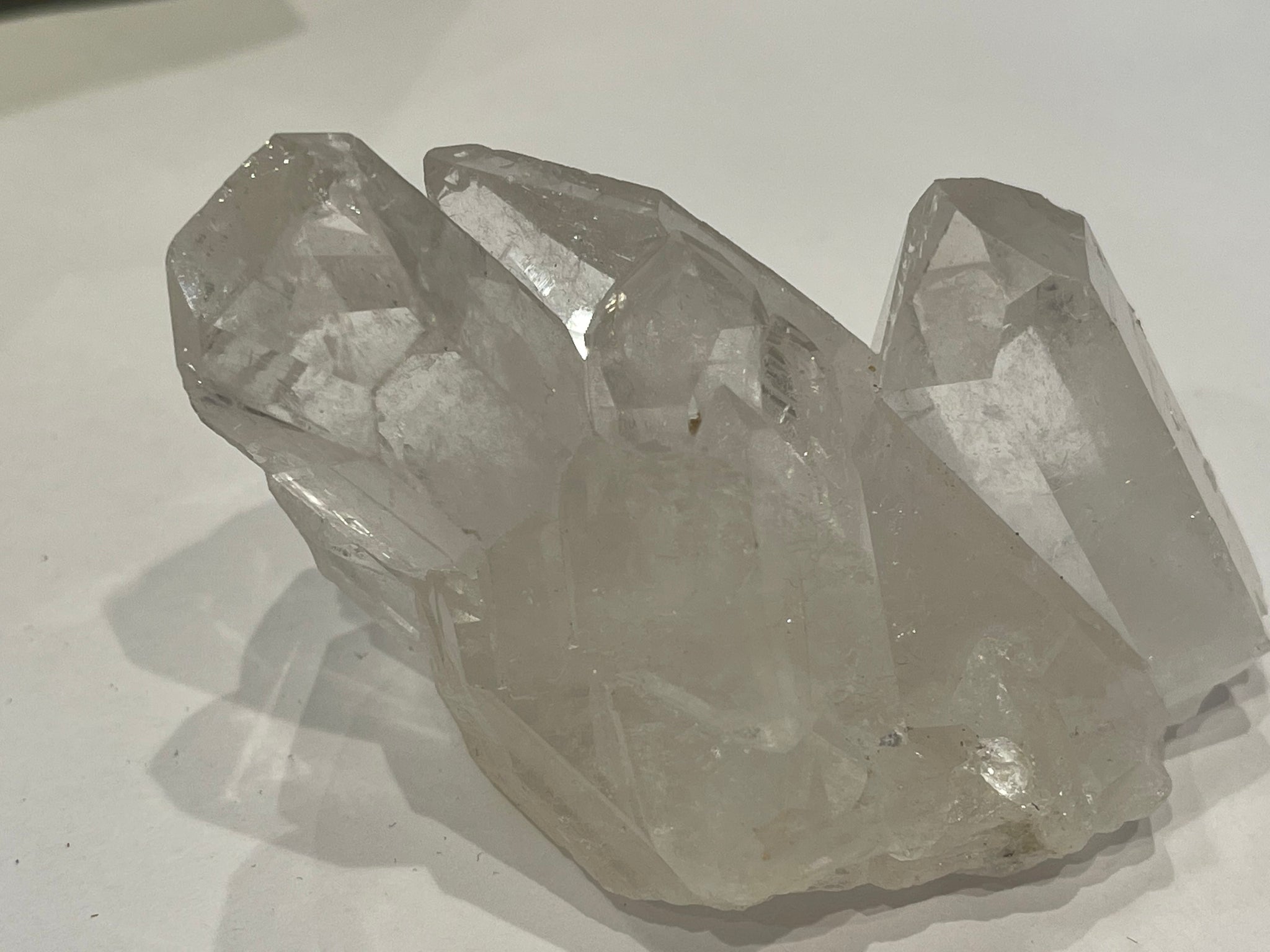 Quartz Crystal Cluster with Twins