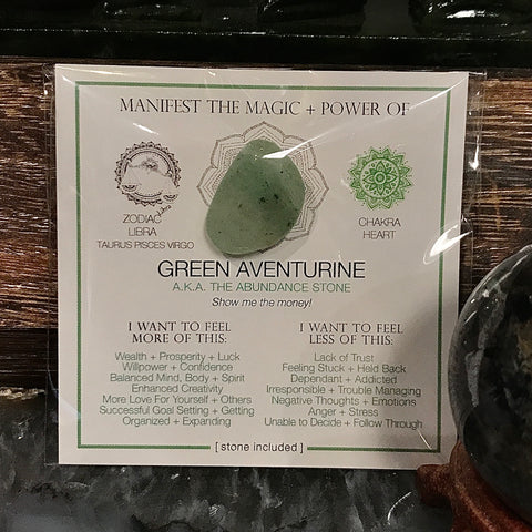 Manifest the Magic - Green Aventurine