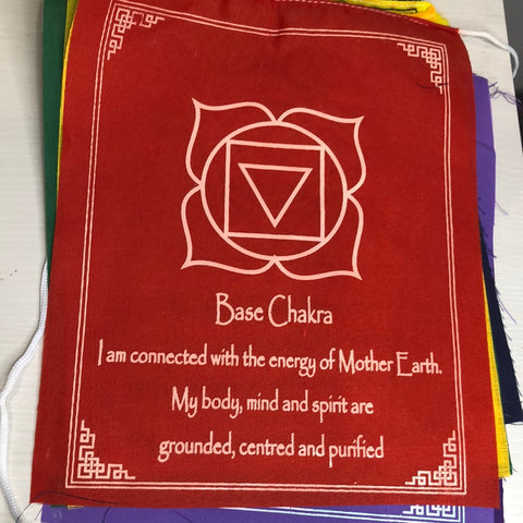 Chakra 7 Flag Banner 8 x 11 Inch