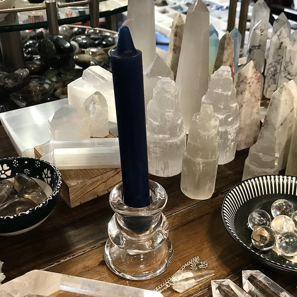 Glass Taper Candle Stand