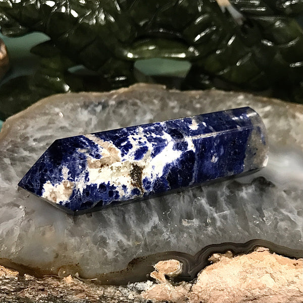 Sodalite Single Terminated Wand