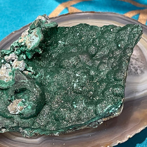 Botryoidal Malachite Specimen from Congo