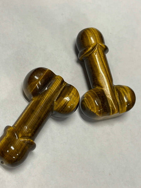 Tiger’s Eye Mini Phallus 1.5”