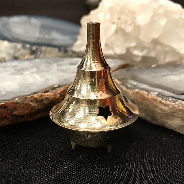 Mini Brass Incense Burner 2.5"