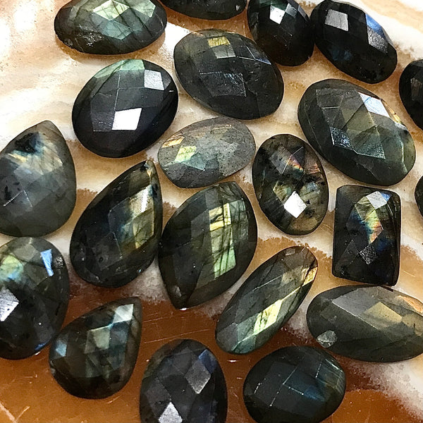 Labradorite Faceted Cabochon