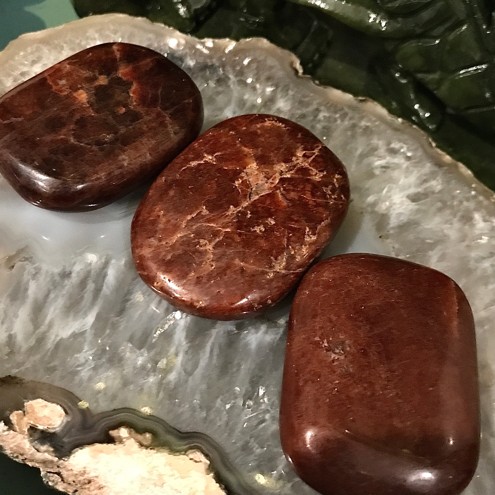 Hessonite Garnet Gallet Stone