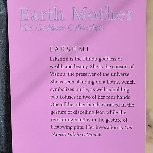 Lakshmi Pewter Pendant Necklace