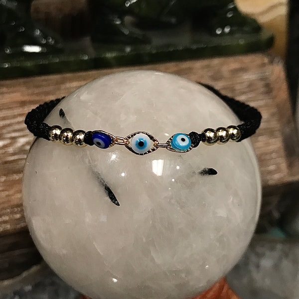 Evil Eye Adjustable Bracelet (7.77)