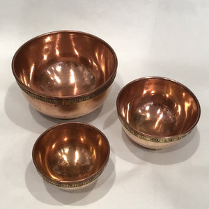 Plain Copper Offering Bowl