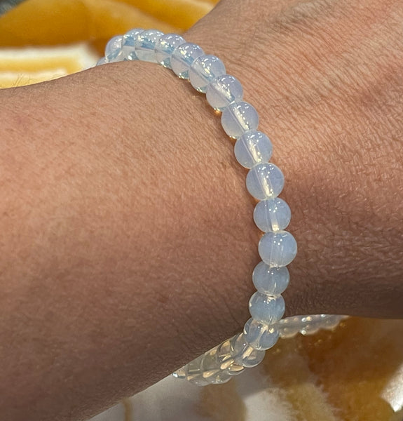 Opalite 6mm Stretch Stackable Bracelet