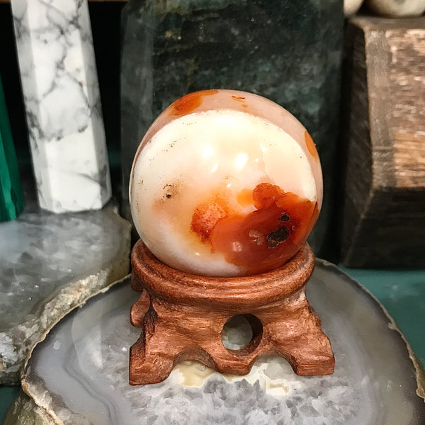 Carnelian Sphere Assorted Sizes