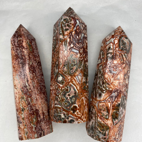 Leopard Skin Jasper Tower