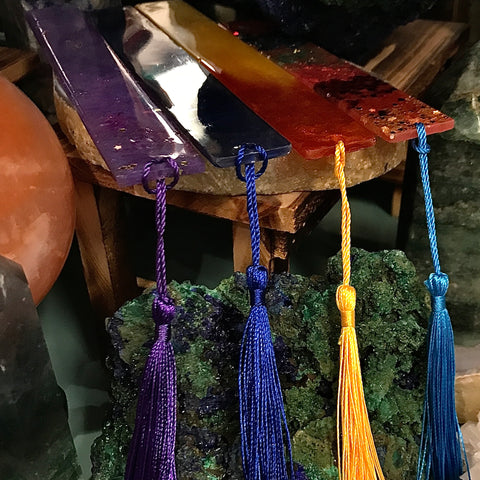 Resin Bookmark 8 inch with Tassel