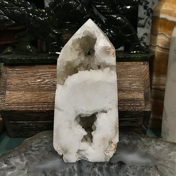 Moroccan Quartz Geode Tower