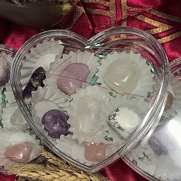 Valentine’s Day Heart Shaped Gemstone Gift Box