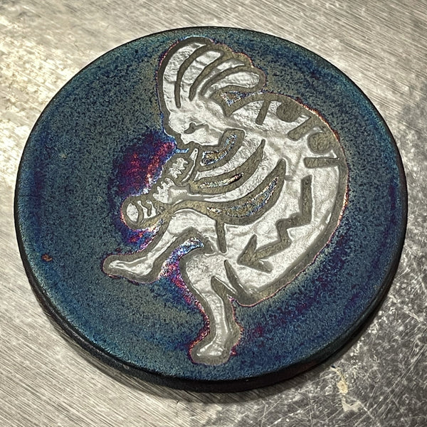 Raku Silhouette Incense Plate/ Coaster