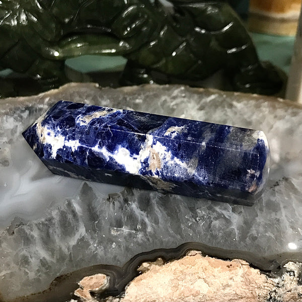 Sodalite Single Terminated Wand