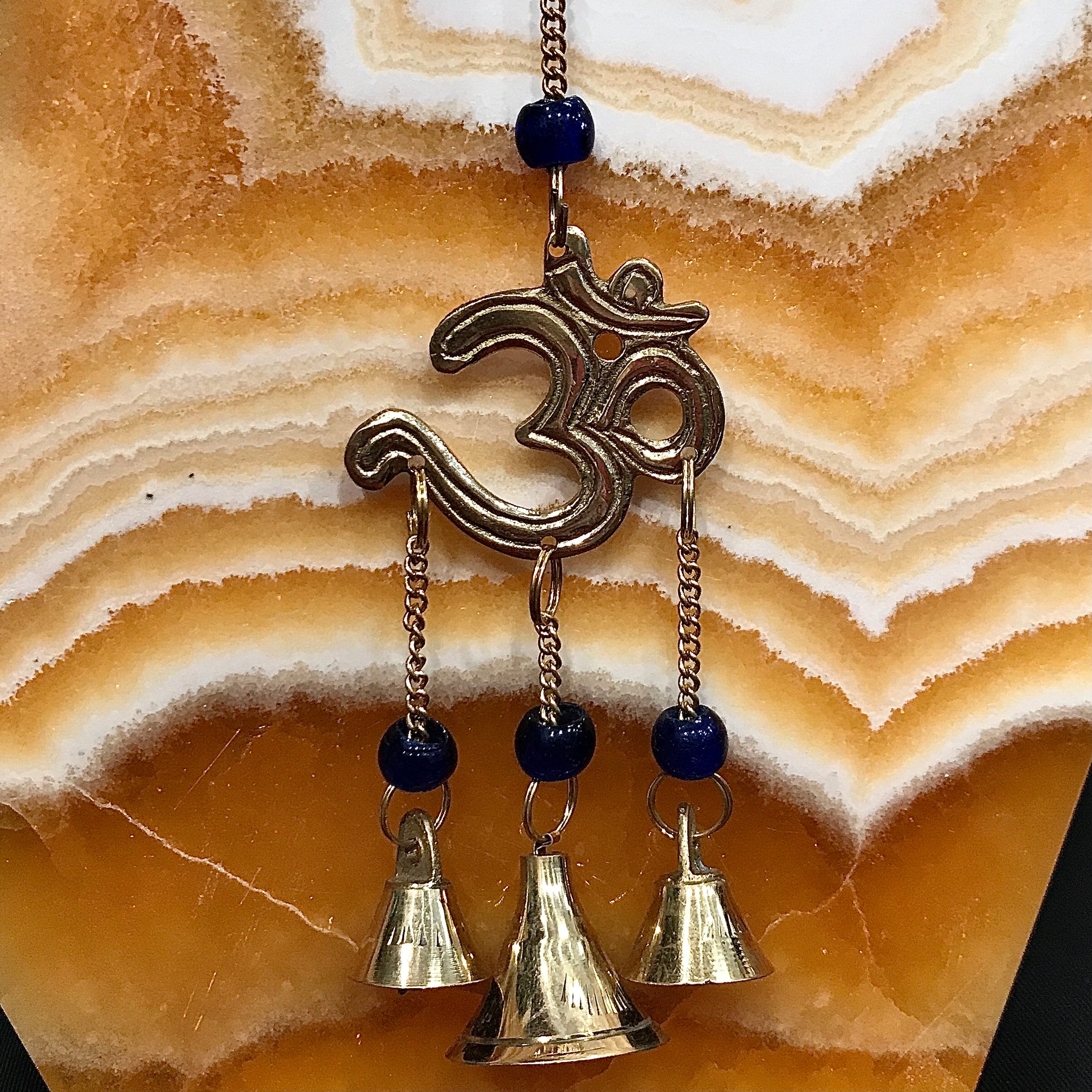 Om Mantra Brass Wind Chime