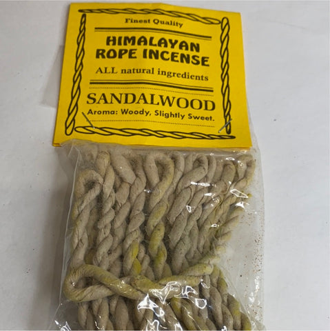 Tibetan Rope Incense - Sandalwood