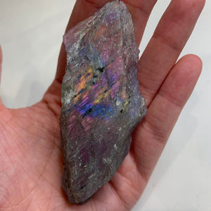 Purple Flash Freeform Labradorite 2.5 inch