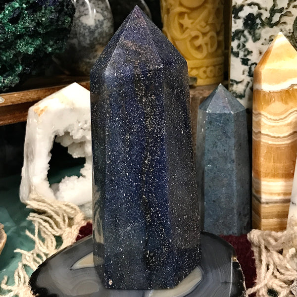 Dumortierite Generator Tower 6 Inch