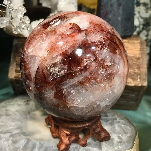 Hematoid Quartz Sphere