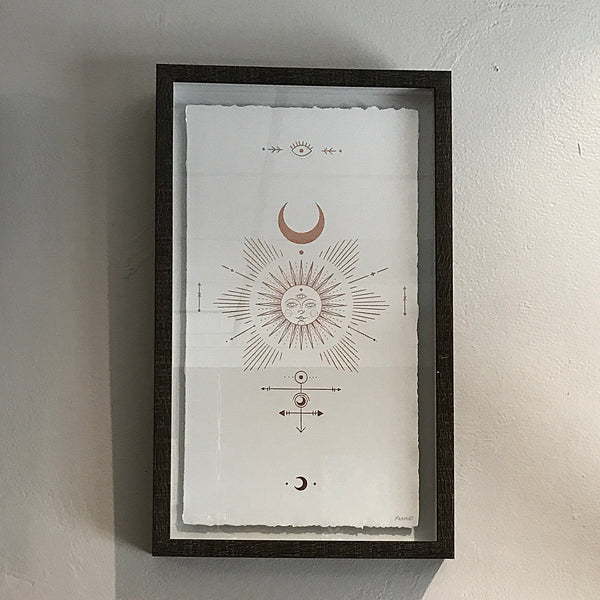 Gold Foil Celestial Dream Framed Set