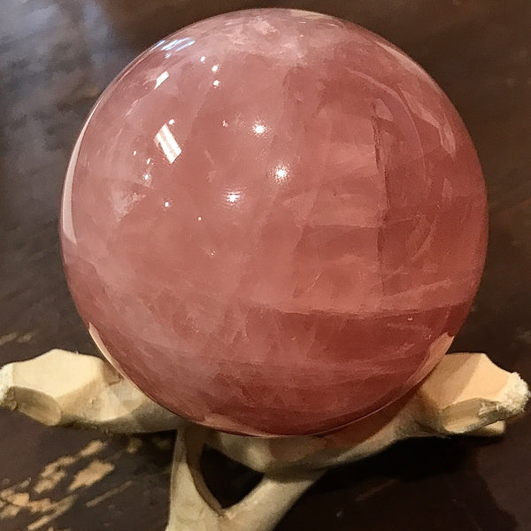 Rose Quartz Sphere From Madagascar