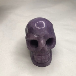 Lepidolite Skull Carving 2inch