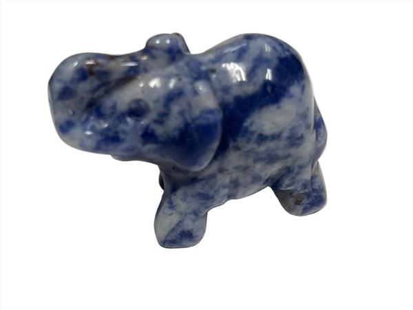 Carved Gemstone Elephants | Assorted | Small