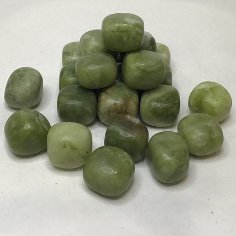 Green Opal Tumbled Cube