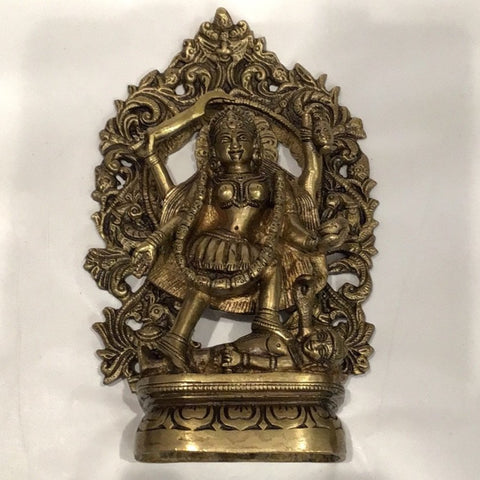 Goddess Kali Brass Statue