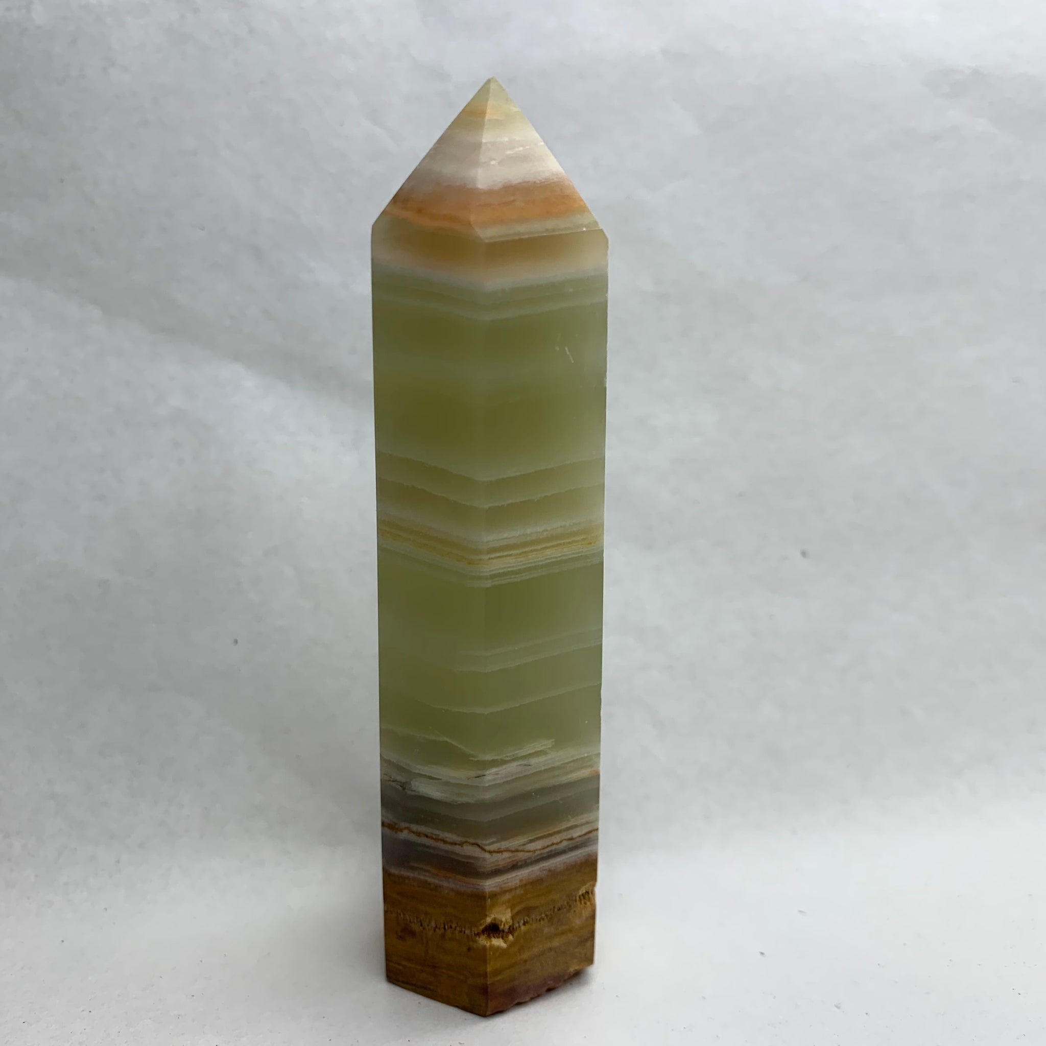 Pistachio Calcite Tower