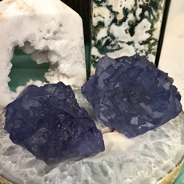 Blue Fluorite Specimens