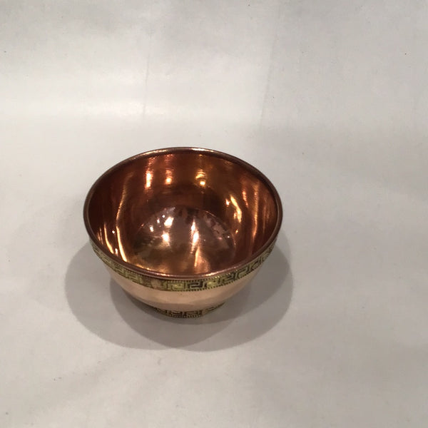 Plain Copper Offering Bowl