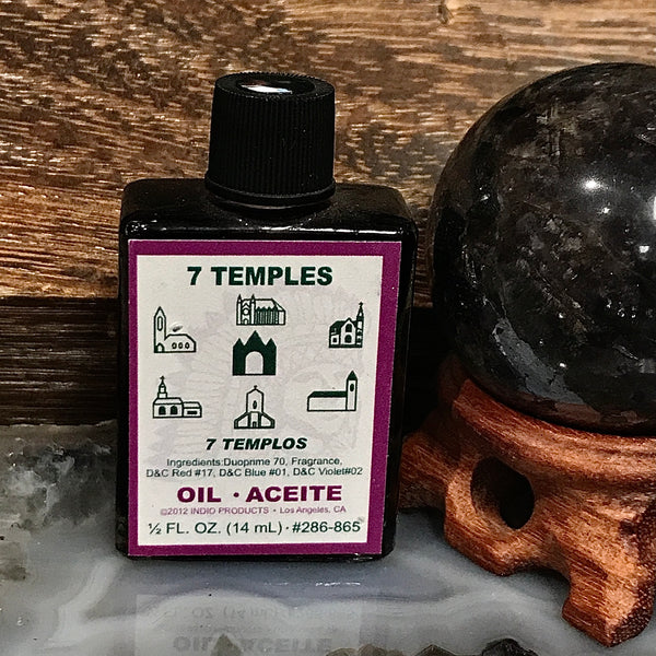 7 Temples Ritual Oil - 1/2 Oz