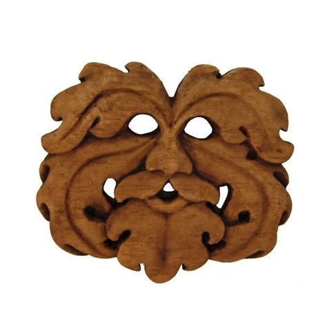 Oak King Small Wall Plaque 2.5” Wood Finish