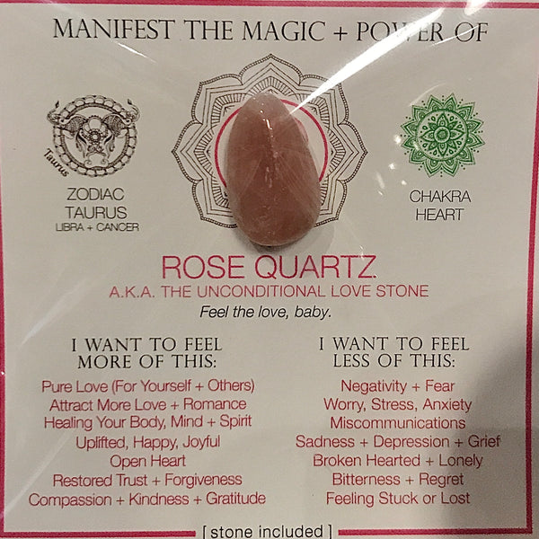 Manifest the Magic - Rose Quartz