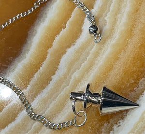 Silver Pendulum with 8 inch Chain