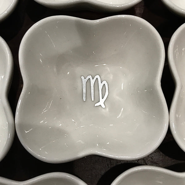 Clover Shape Zodiac Trinket Dish