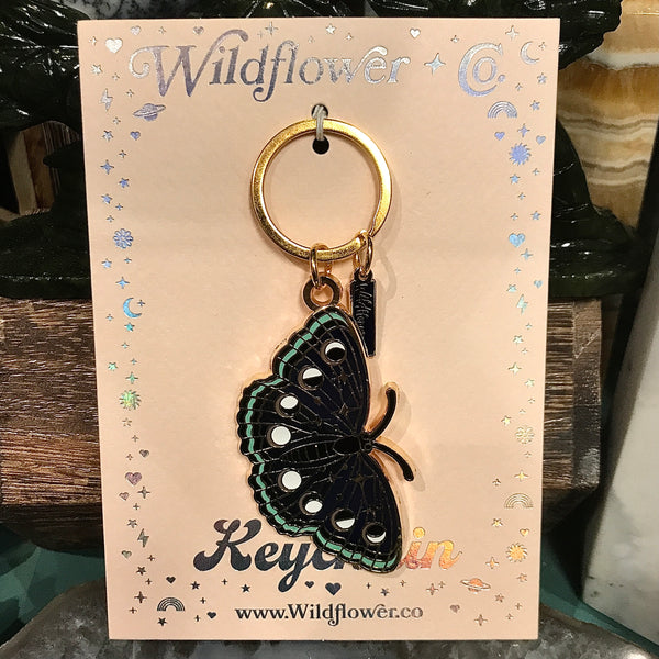 Night Butterfly Keychain